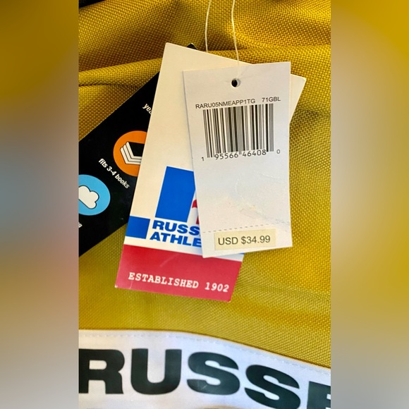 Backpack by Russell Athletic UNISEX - Picture 3 of 10